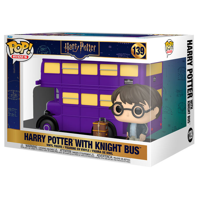 POP Figur Rides Super Deluxe Harry Potter - Harry Potter med Knight Bus