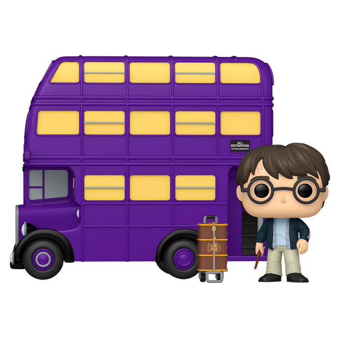 POP Figur Rides Super Deluxe Harry Potter - Harry Potter med Knight Bus