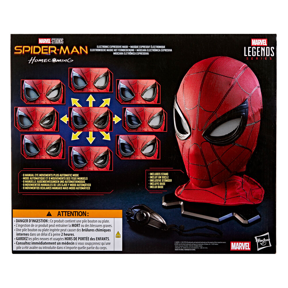 Marvel Legends Series Spider-Man: Homecoming Elektronisk Mask