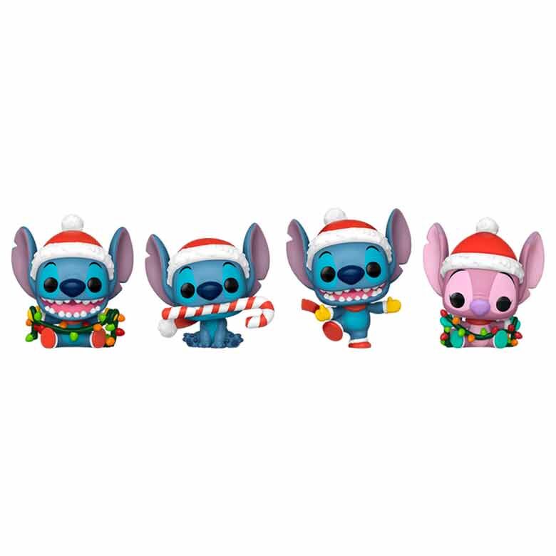 Pocket POP Pack 4 Figurer Disney Stitch Tree Holiday