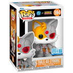POP Figur Sonic The Hedgehog DC Comics Tails Som Cyborg Exklusiv