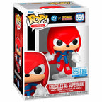 POP Figur Sonic The Hedgehog DC Comics Knuckles Som Superman - Exklusiv