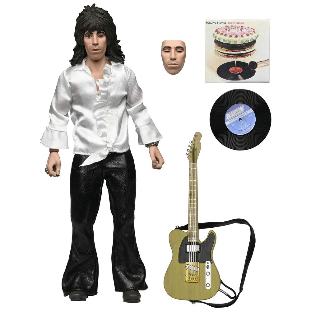 Rolling Stones Keith Richards Klädd Figur 20cm