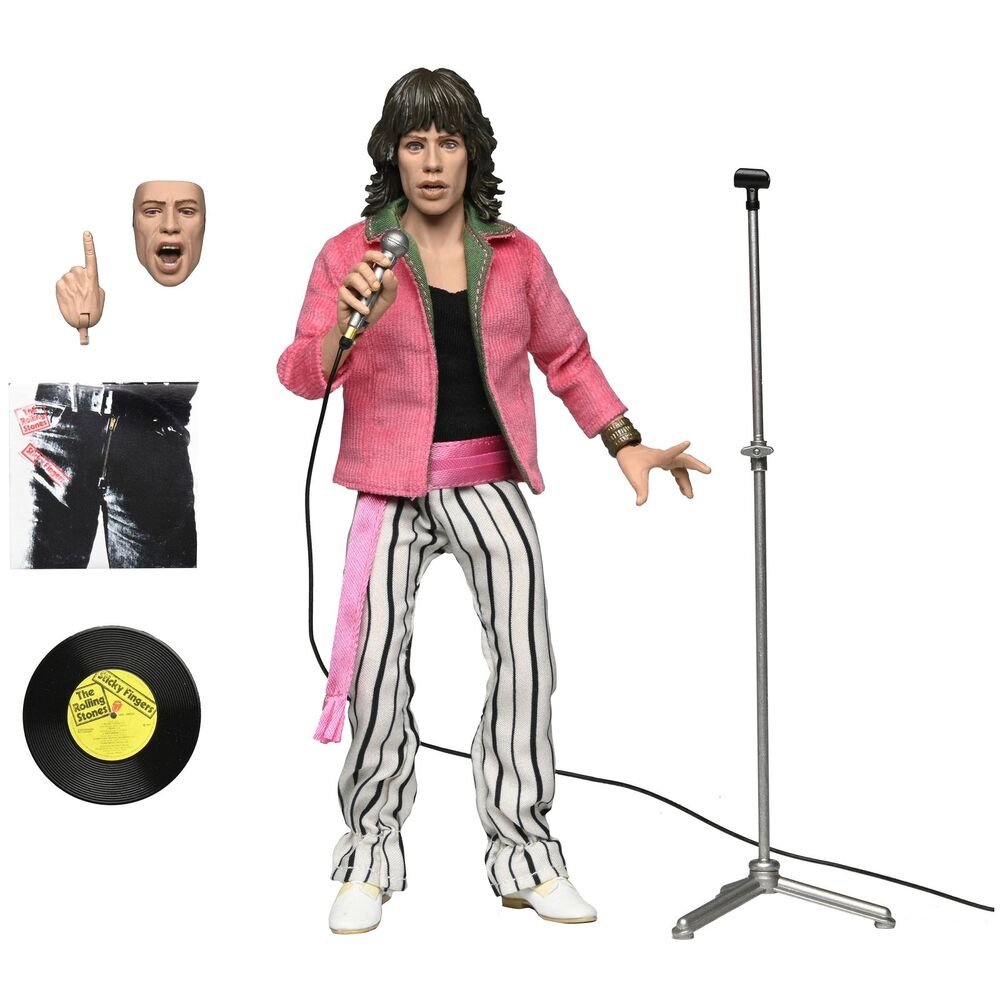 The Rolling Stones Mick Jagger Klädd Figur 20 cm