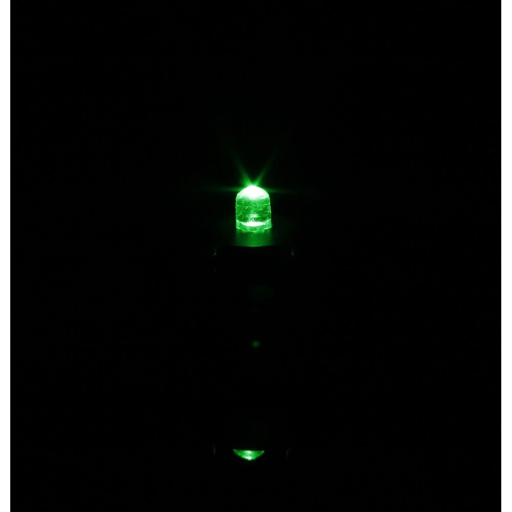 Grön LED-lampa - Pack med 2 stycken