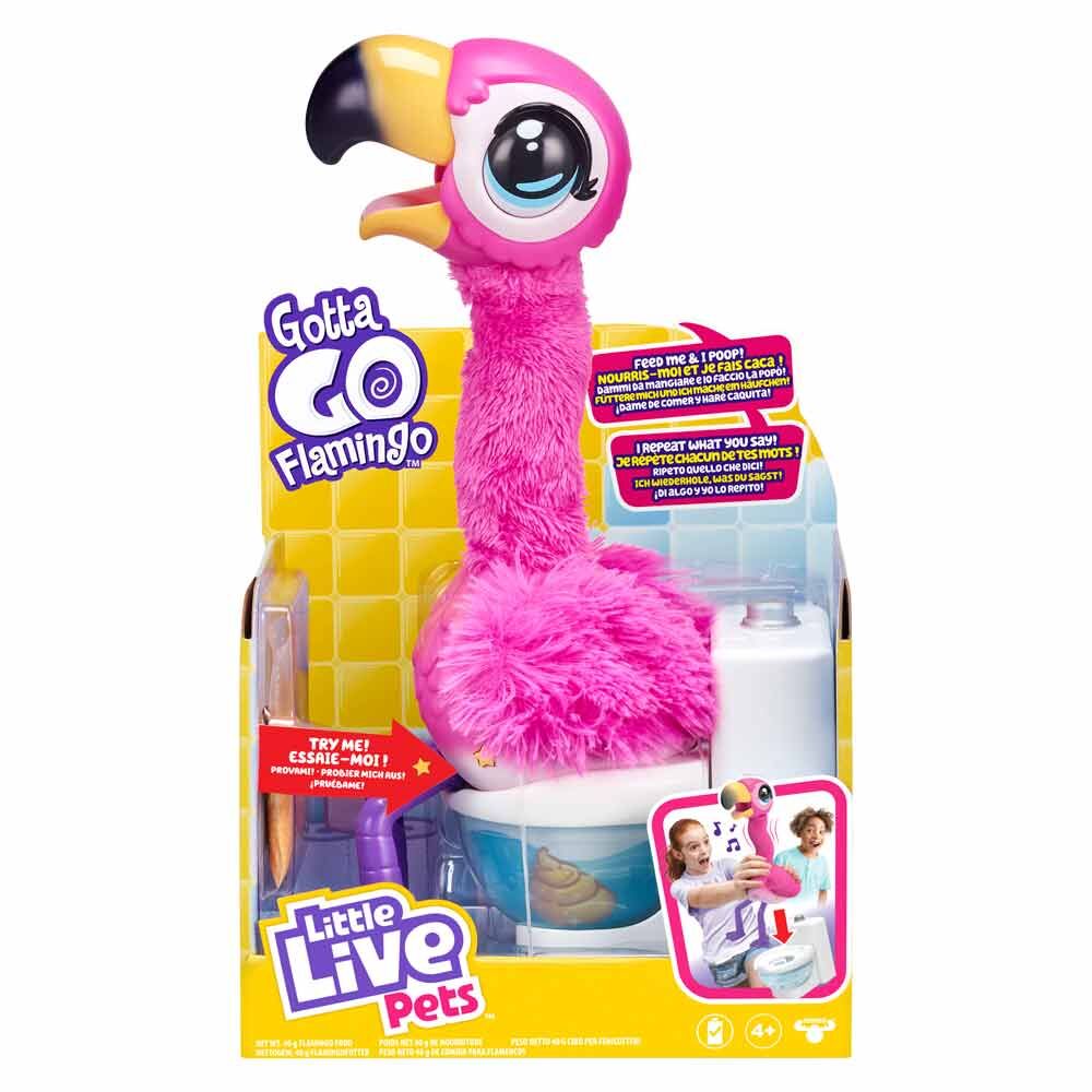 Little Live Pets Flamingo The Poop - Interaktiv och Rolig Leksak