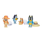 Bluey Familjeresa paket med 4 figurer