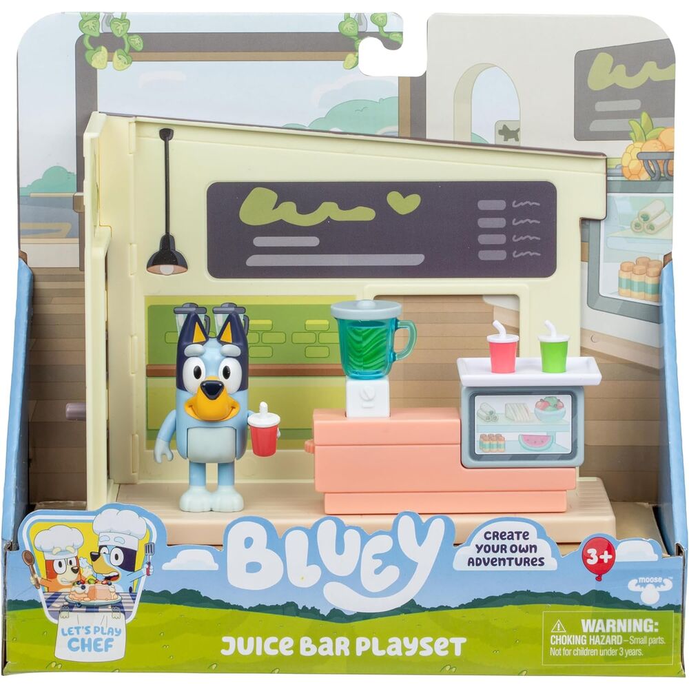 Bluey Juice Shop Mini Playset - Roligt Lekset för Barn