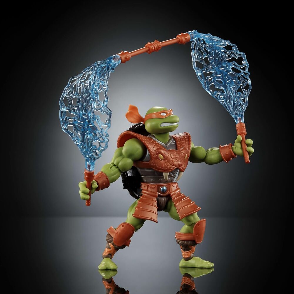 Masters of the Universe Turtles of Grayskull Michelangelo Figur 14cm