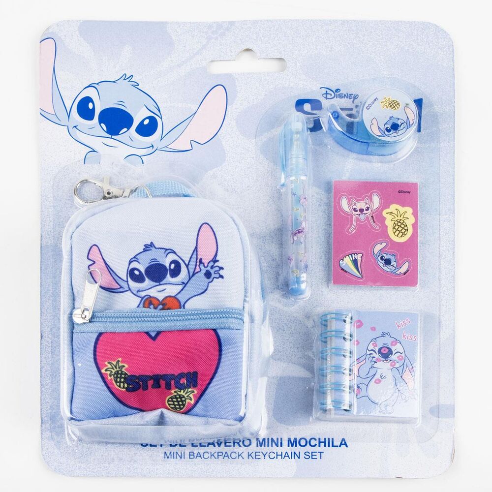 Disney Stitch Stationery Mini Ryggsäck Set