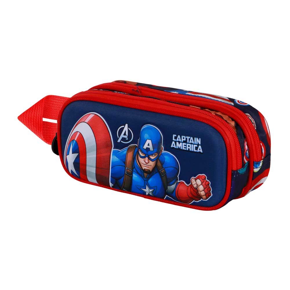 Marvel Captain America Patriot 3D dubbel Pennfodral