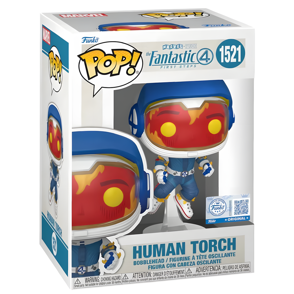 POP Figur Marvel The Fantastic 4 Human Torch