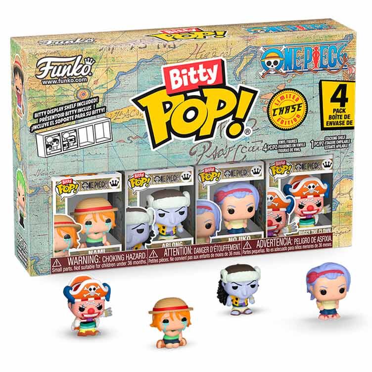 Blister 4-pack med Bitty POP One Piece Nami