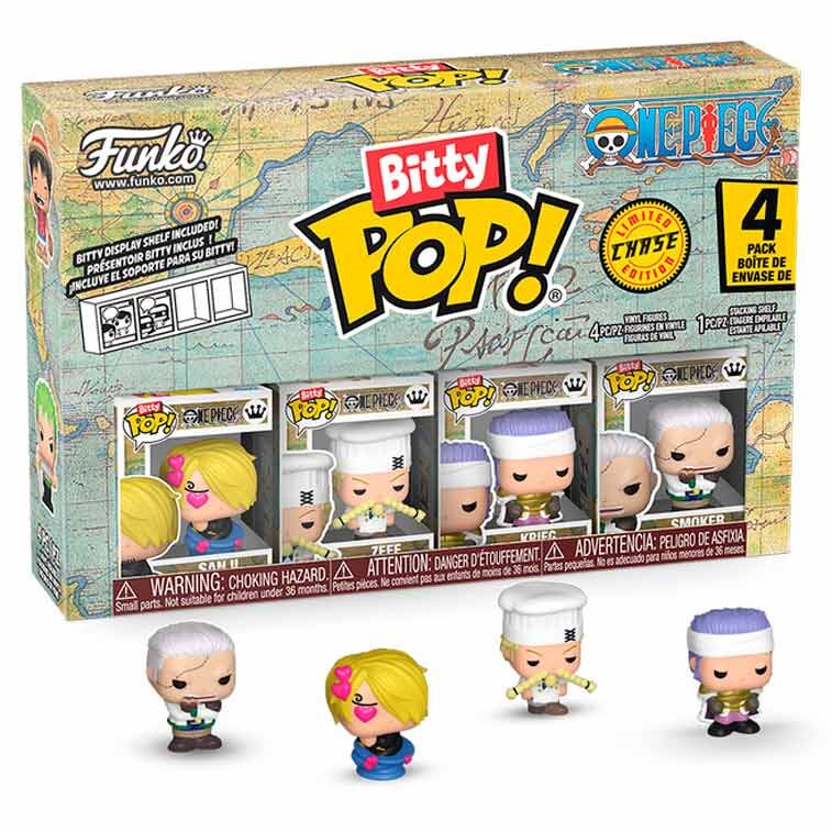 Blister 4-pack med Bitty POP One Piece Sanji