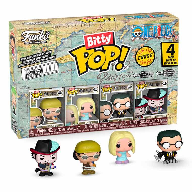 Blister 4-pack med Bitty POP One Piece Usopp