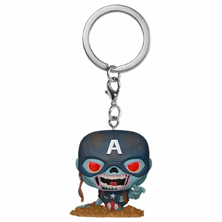 Pocket POP Nyckelring Marvel - Marvel Zombies Captain America