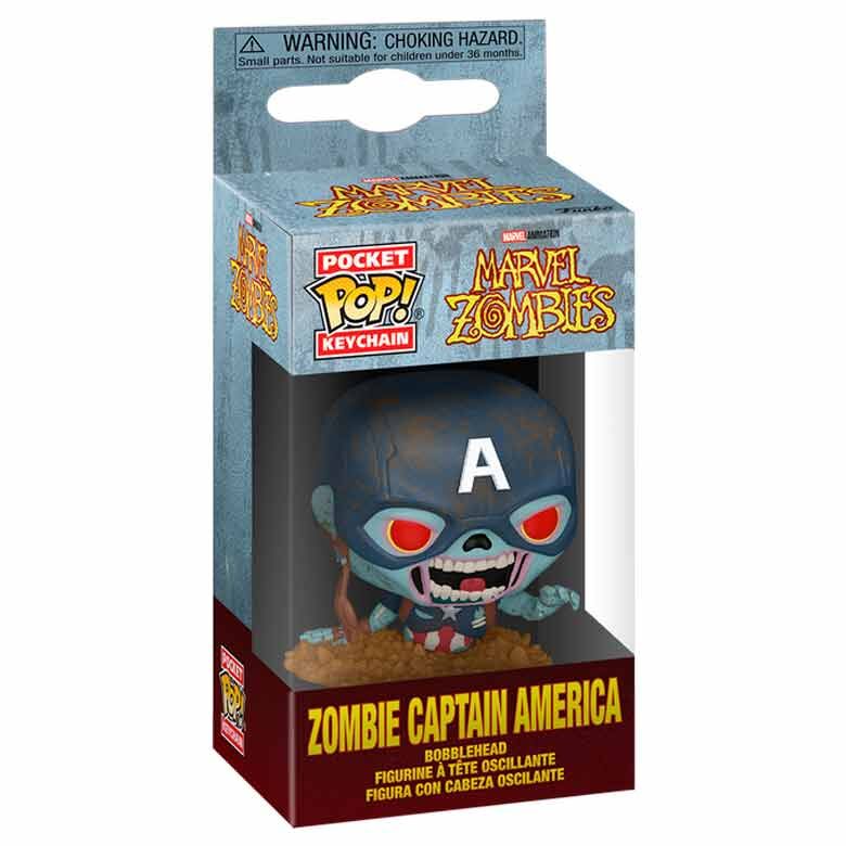 Pocket POP Nyckelring Marvel - Marvel Zombies Captain America