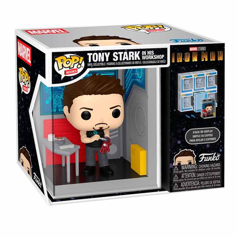 POP figur Nooks Marvel Tony Stark i Hans Verkstad