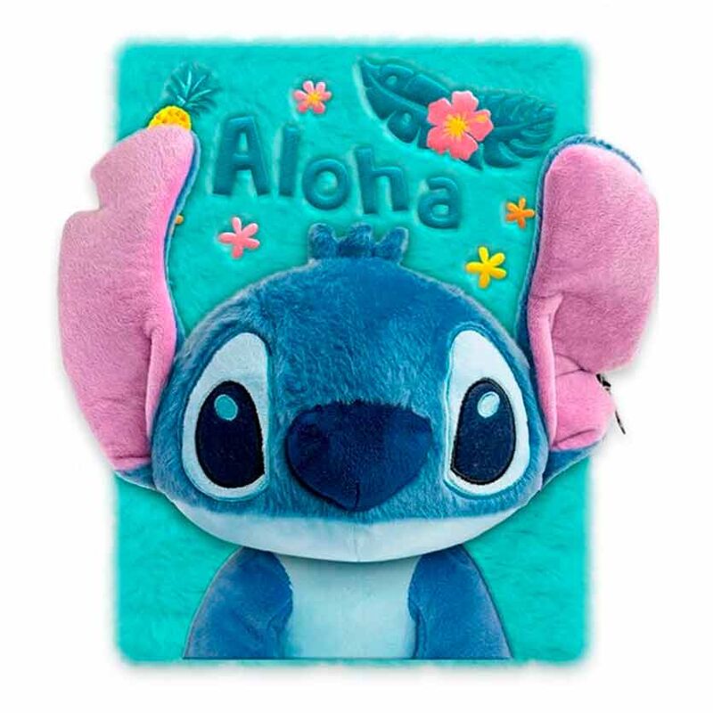Disney Stitch Hemlig Dagbok 3D Mjukisdjur