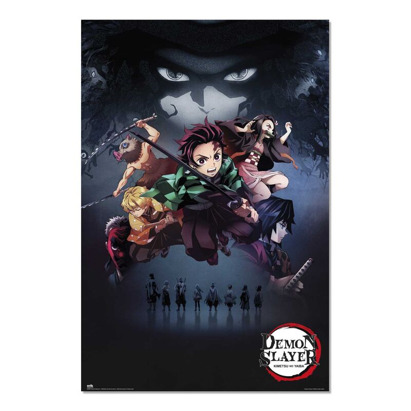 Demon Slayer Kimetsu no Yaiba Poster i Hög Kvalitet