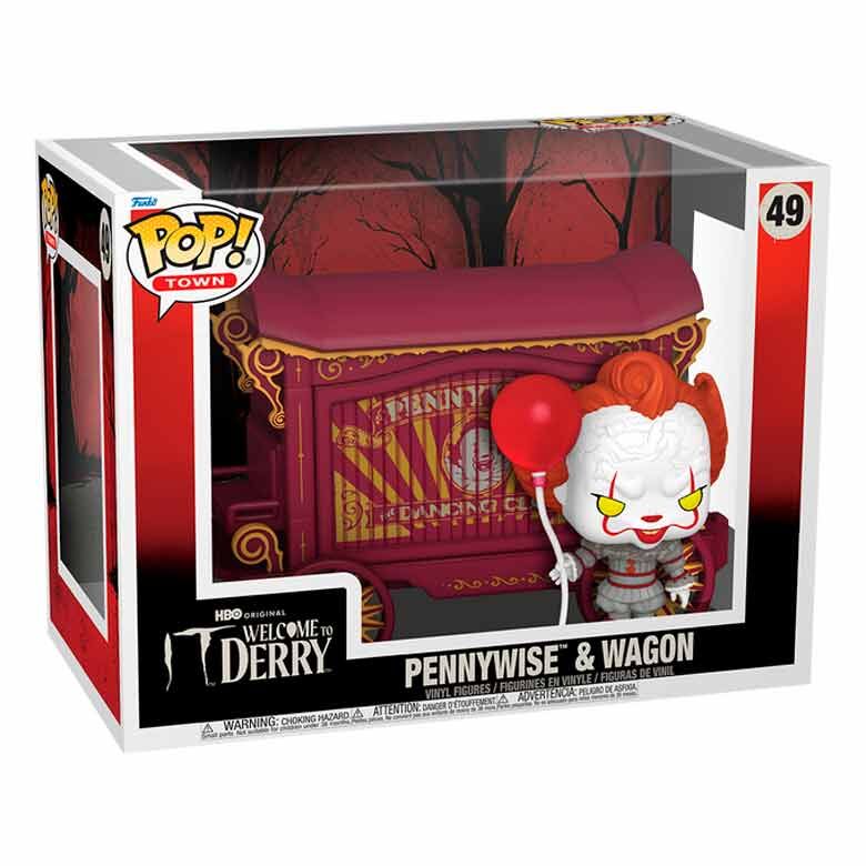 Funko POP Figur - Town IT Välkommen till Derry Pennywise & Vagn