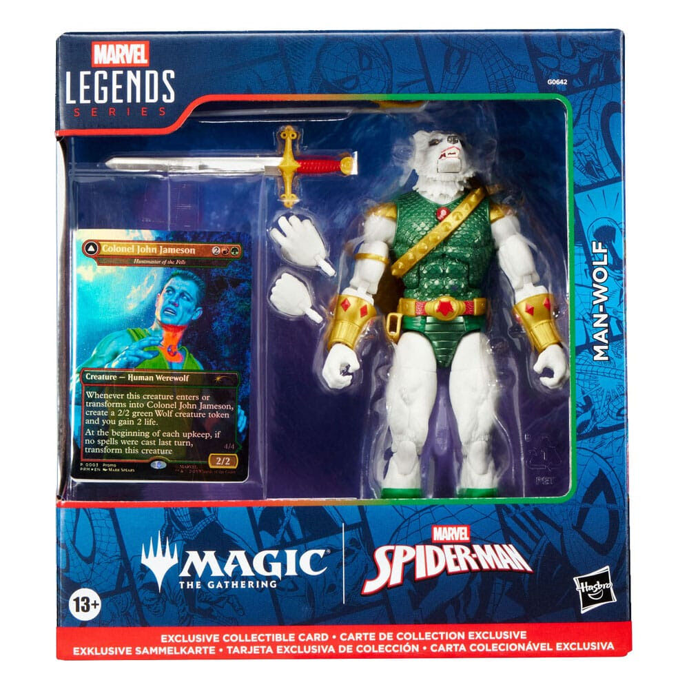 Marvel Spider-Man Magic The Gathering Man-Wolf Figur 15cm