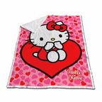Hello Kitty Coral Sherpa Blanket 120x150cm
