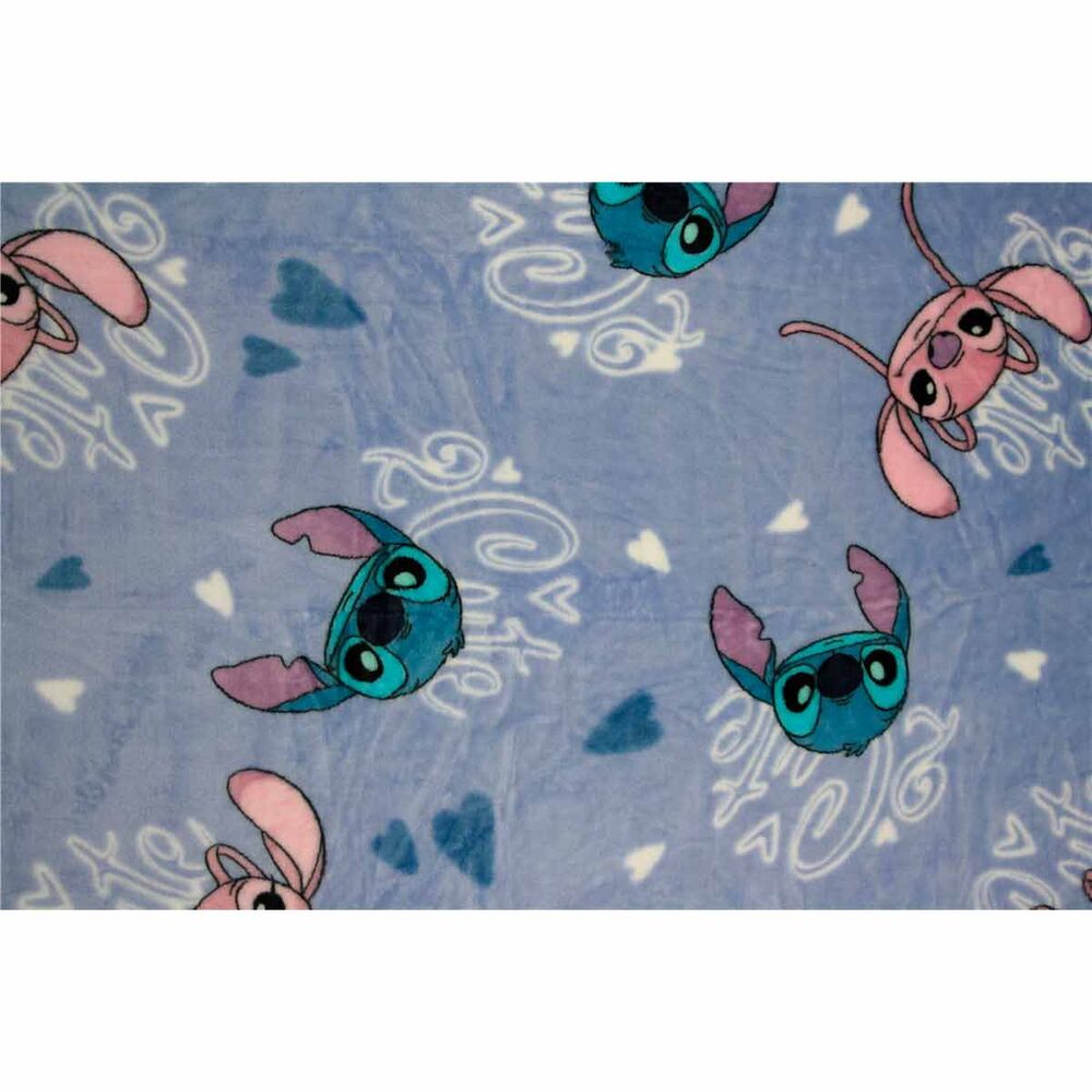 Disney Stitch Coral Hooded Blanket 120x150cm