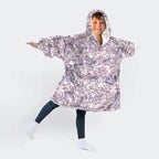 Disney Stitch Angel Oversize Sweatshirt Coat för Barn – Korall