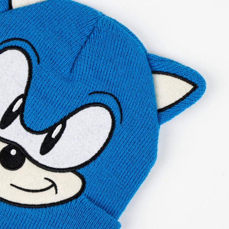 Sonic The Hedgehog Hatt och Vantar Set