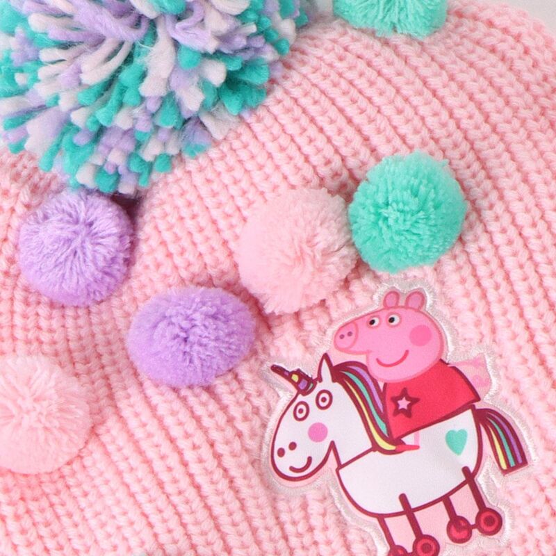 Greta Gris Vinterset: Snood, Mössa och Handskar