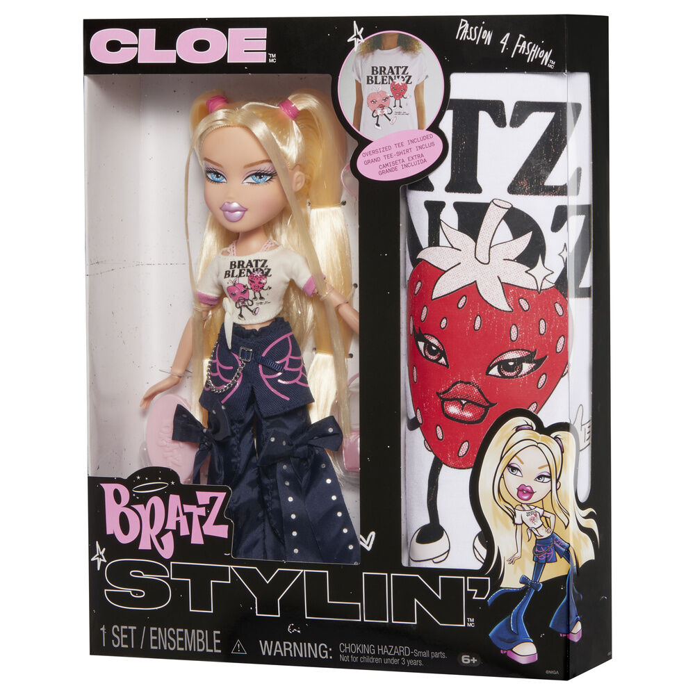 Bratz Stylin Cloe Docka + T-shirt