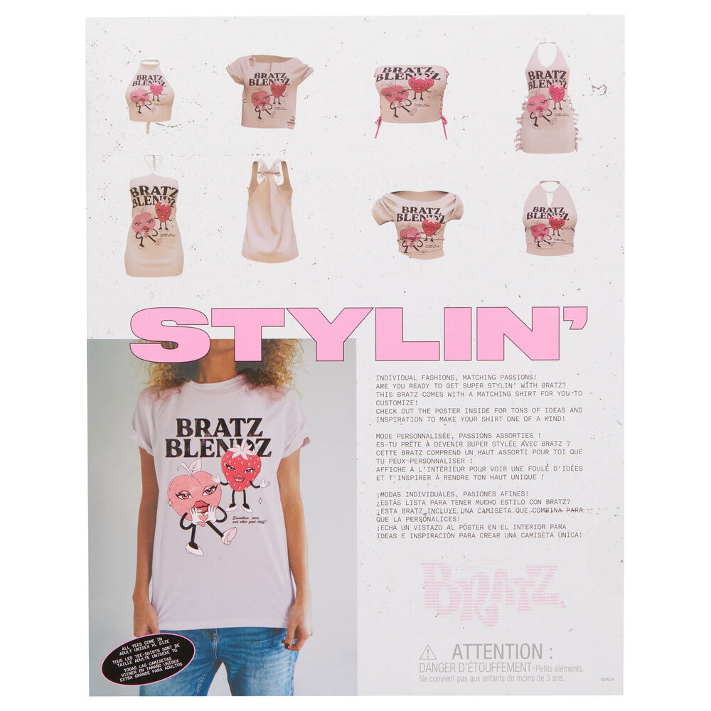 Bratz Stylin Cloe Docka + T-shirt