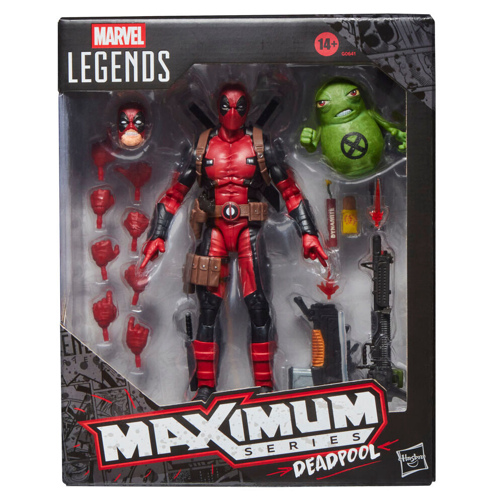 Marvel Legends Maximun Series Deadpool Figur 15cm
