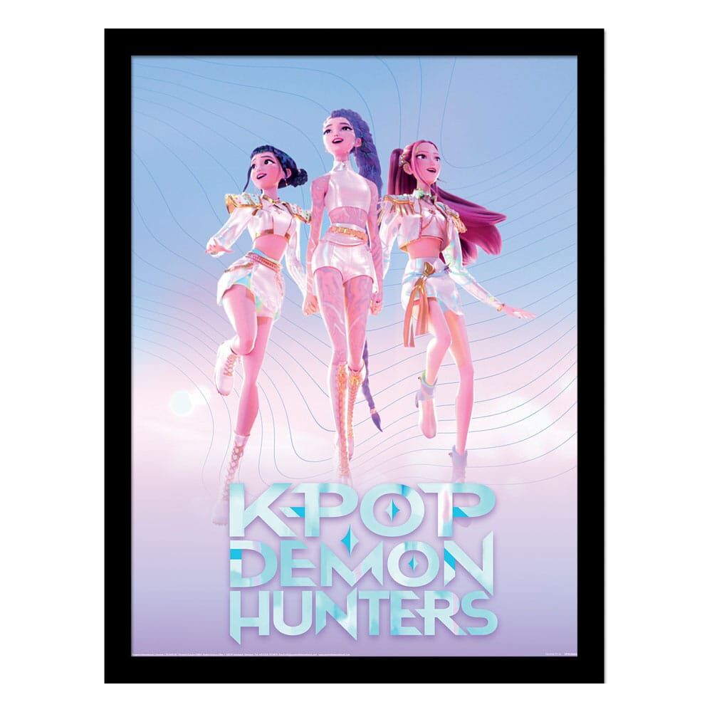 KPop Demon Hunters Inramad Print