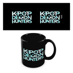 KPop Demon Hunters Logo Mug 325ml - Keramisk Kopp för KPop-fans