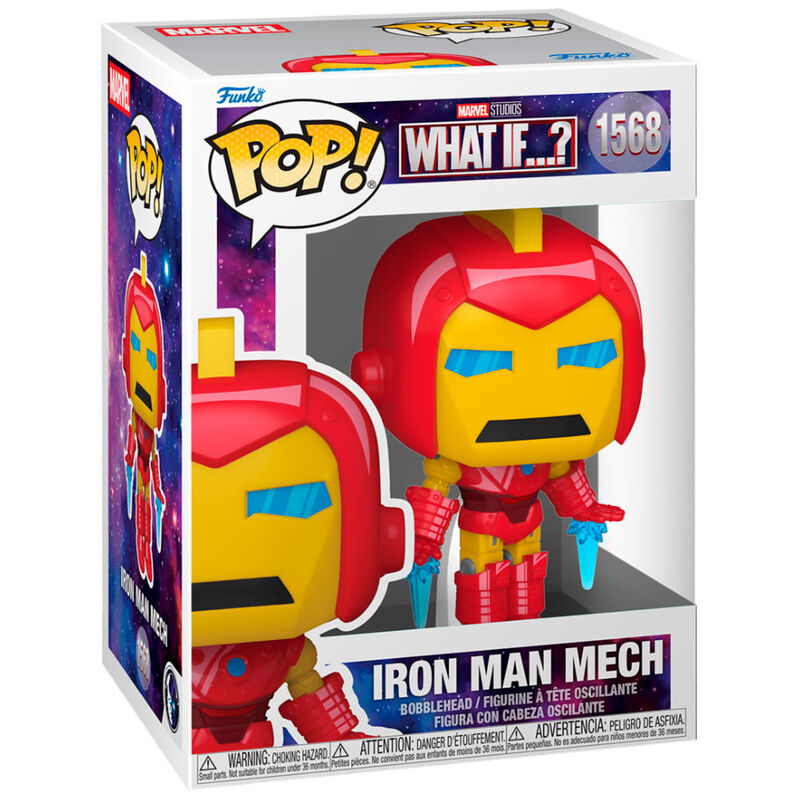 POP Figur Marvel What If..? Iron Man Mech