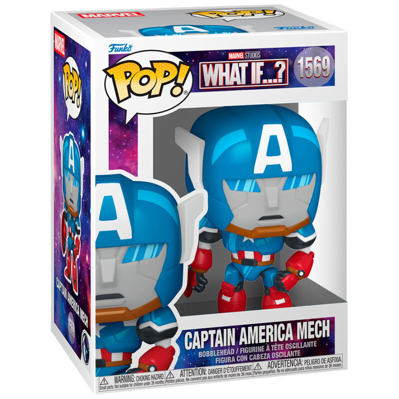 Funko POP Figur Marvel What If..? Captain America Mech