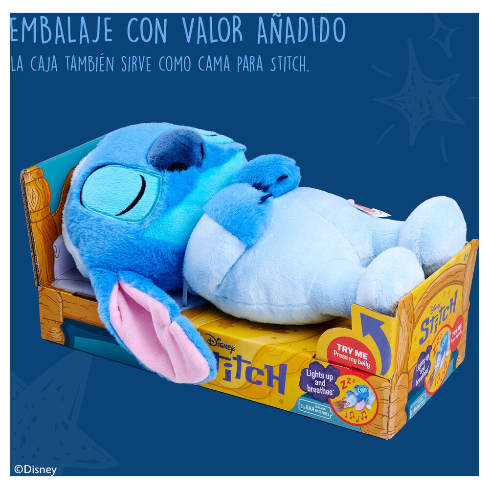 Disney Stitch Sleepy Gosedjur 31 cm med Ljud
