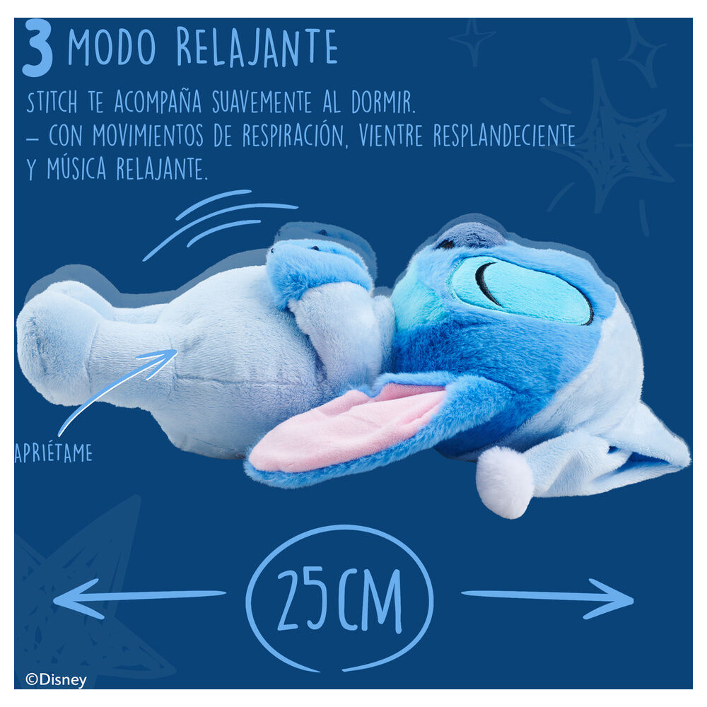 Disney Stitch Sleepy Gosedjur 31 cm med Ljud