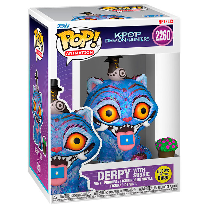 POP Figur Kpop Demon Hunters Derpy med Sussie Glow