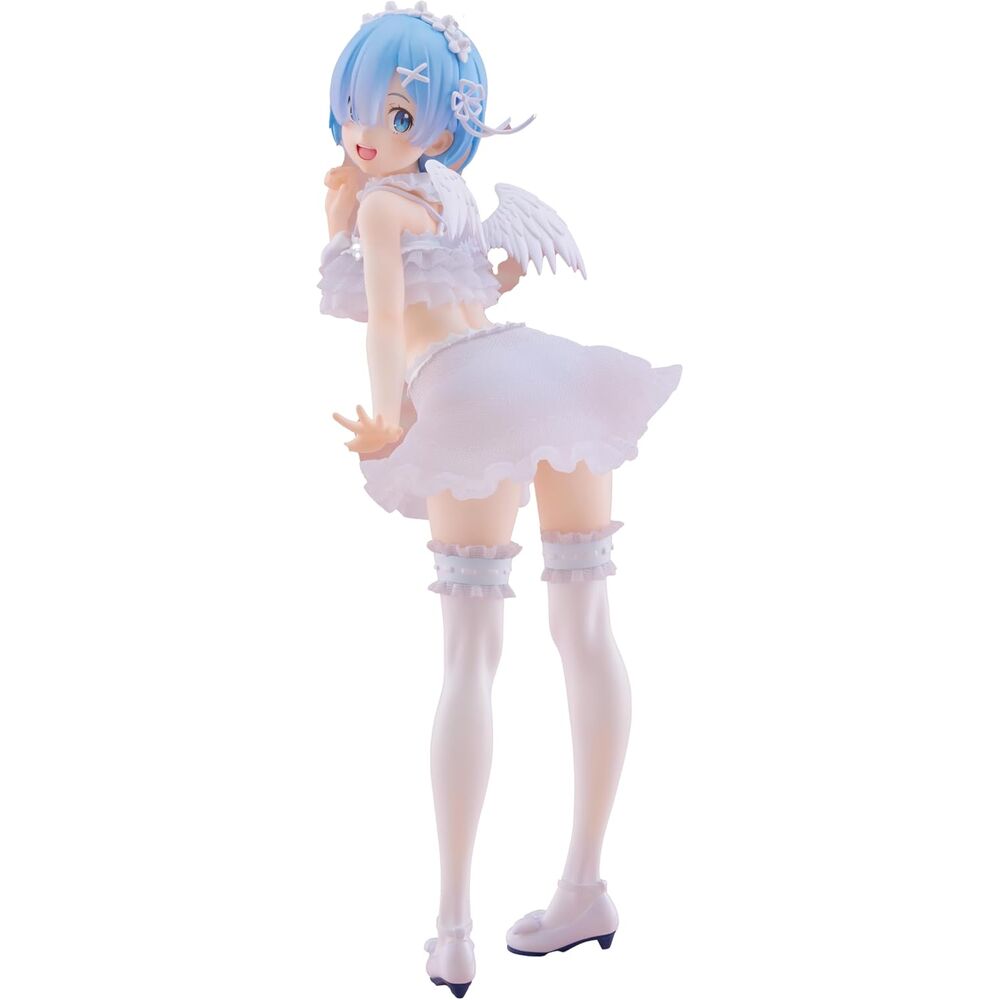 Re:Zero Starting Life in Another World Rem Pretty Angel Figur 15cm