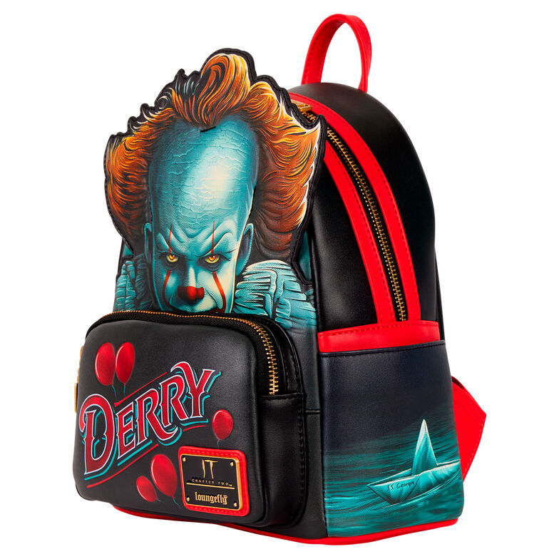 Loungefly IT Pennywise Ryggsäck 26cm - Skrämmande och stilfull
