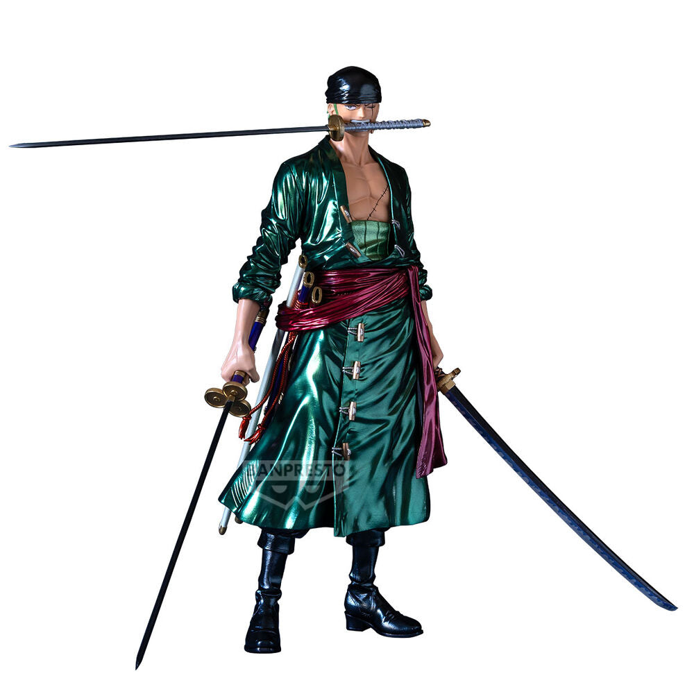 One Piece Roronoa Zoro Premium Metallic Figur 30cm