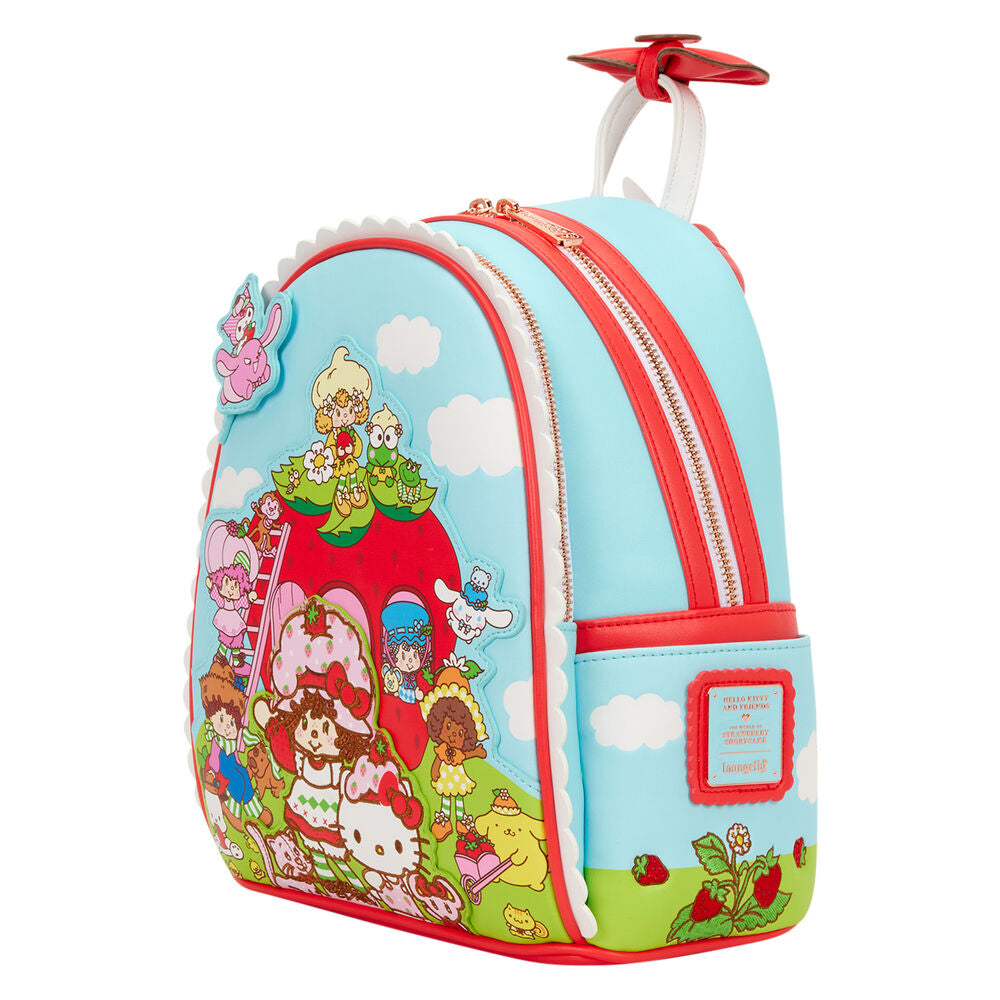 Loungefly Hello Kitty & Friends x Strawberry Shortcake Scented Ryggsäck 26cm