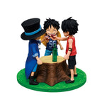 One Piece Dramatic Memories Ace & Sabo & Luffy Ichibansho Figur 10cm