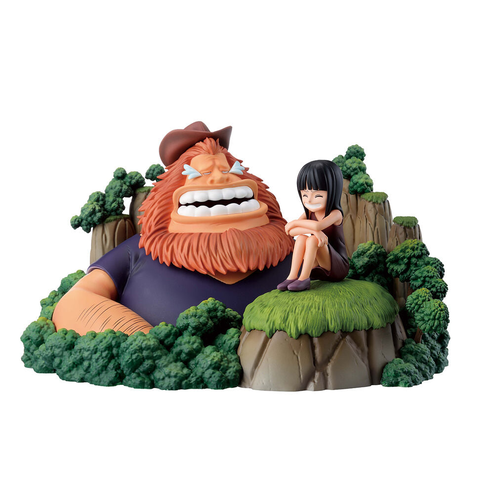 One Piece Dramatic Memories Saul & Robin Figur 13cm
