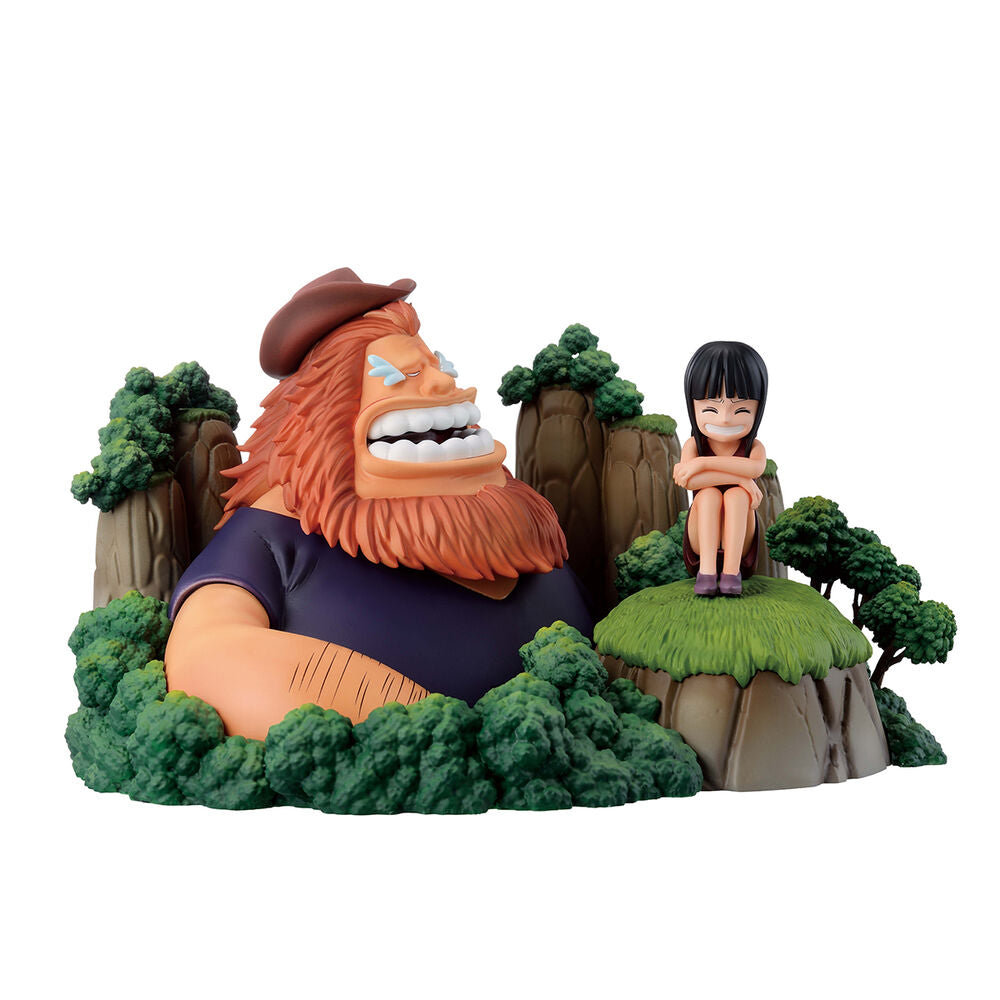 One Piece Dramatic Memories Saul & Robin Figur 13cm