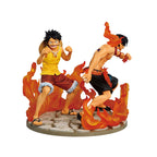 One Piece Dramatic Memories Ace & Luffy Ichibansho Figur 15cm
