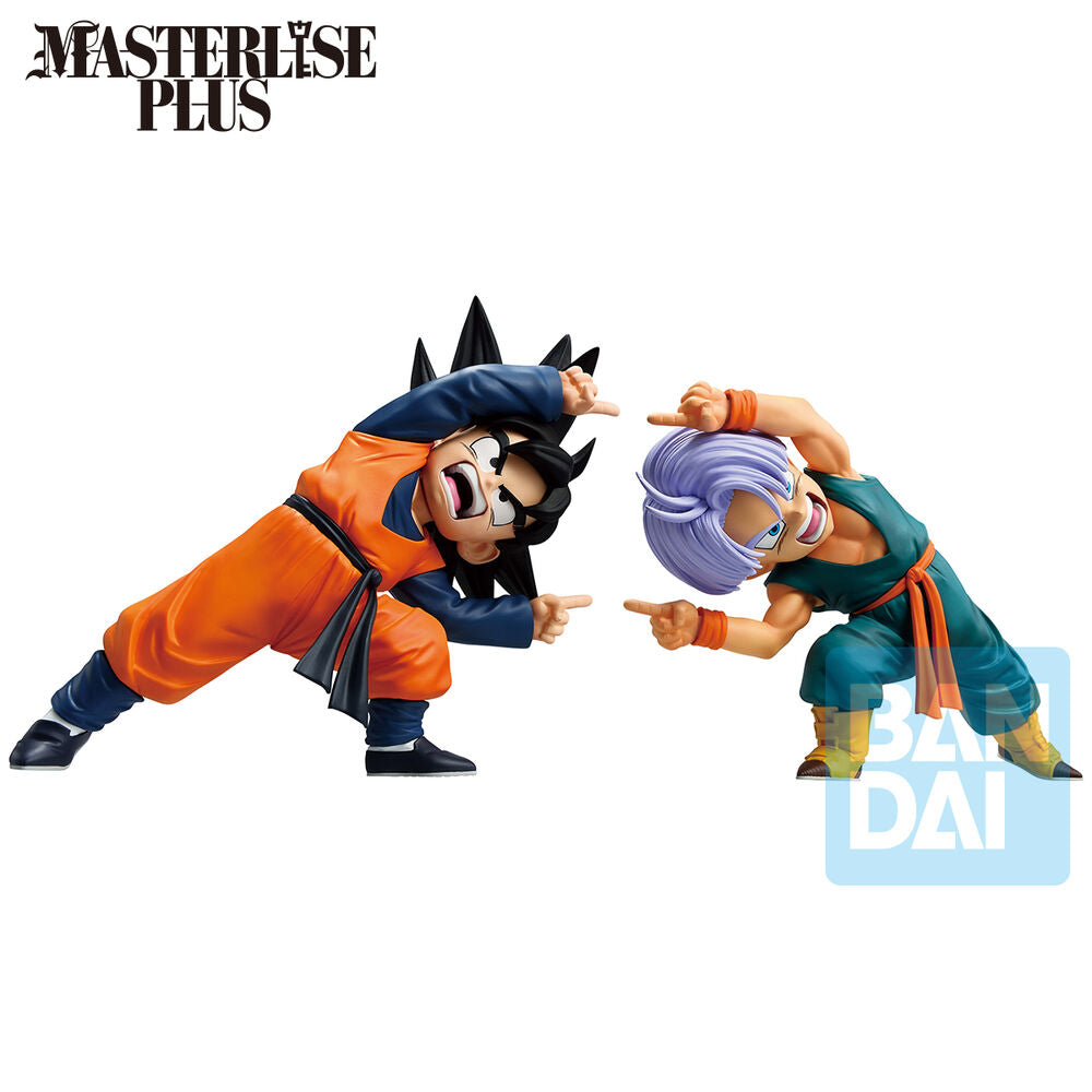 Dragon Ball Z Masterlise Battle of the Super Saiyan Son Goten & Trunks Set 2 Ichibansho Figurer 9cm
